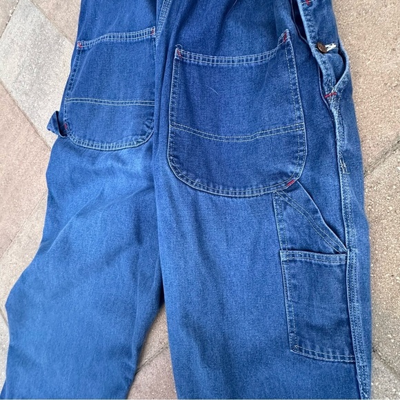 Big‎ Mac 46 Vintage Bib Overalls Country Outdoor Farmer Carpenter Grandpacore - Picture 8 of 14